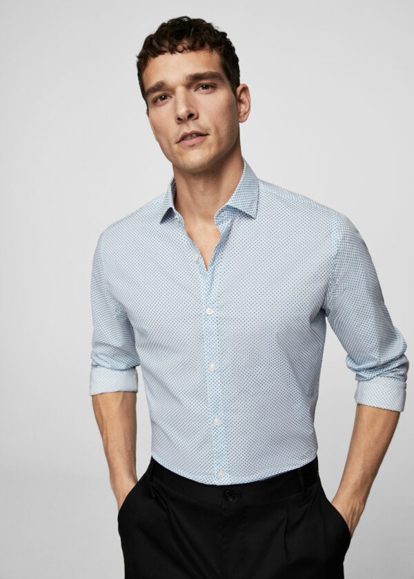 Slim-fit cotton shirt - Image 4