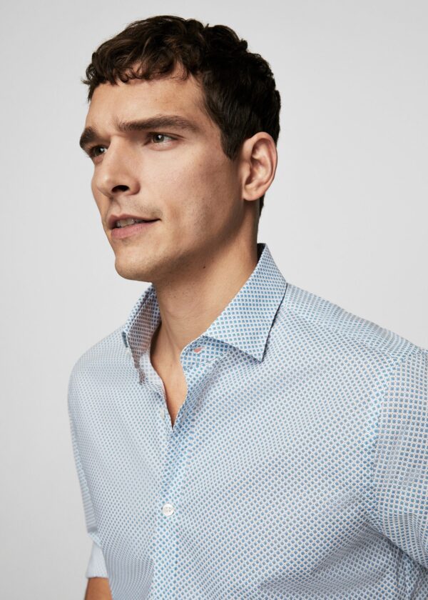 Slim-fit cotton shirt - Image 2