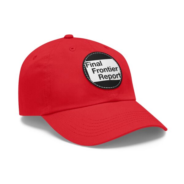 Dad Hat with Leather Patch (Round) - Image 2
